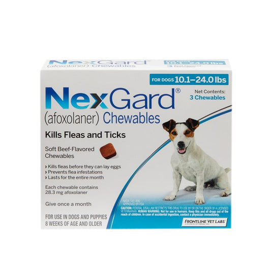 Nexgard Chewables for Dogs 10.1-24lbs - 6 pack